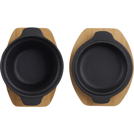 OLLA D.10 CM HIERRO C/MADERA image 1