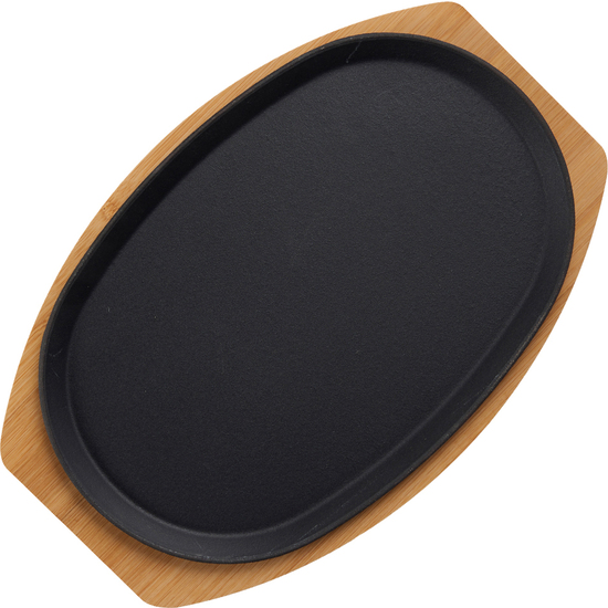 PLATO OVAL 20X30 HIERRO C/MADE image 0