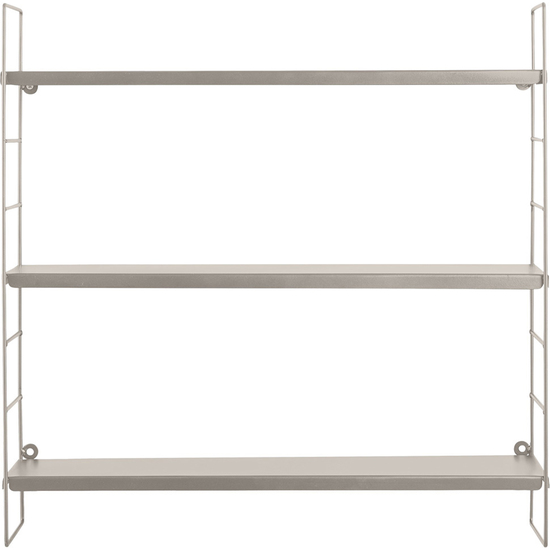 ESTANTE 3 BALDAS 58X16X58 CM GRIS image 1