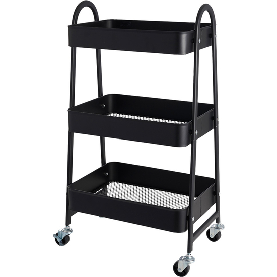 MESA CAMARERA C/RUEDAS NEGRO image 0