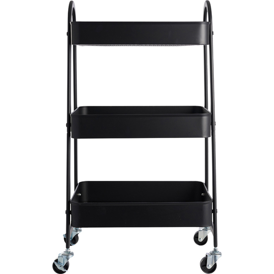 MESA CAMARERA C/RUEDAS NEGRO image 1
