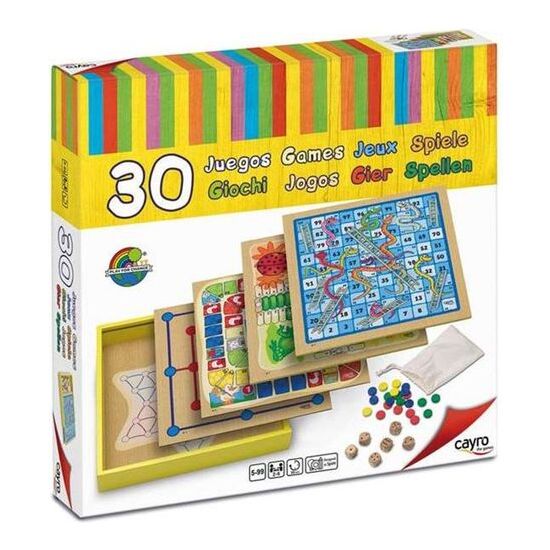 SET 30 JUEGOS MESA MADERA image 0