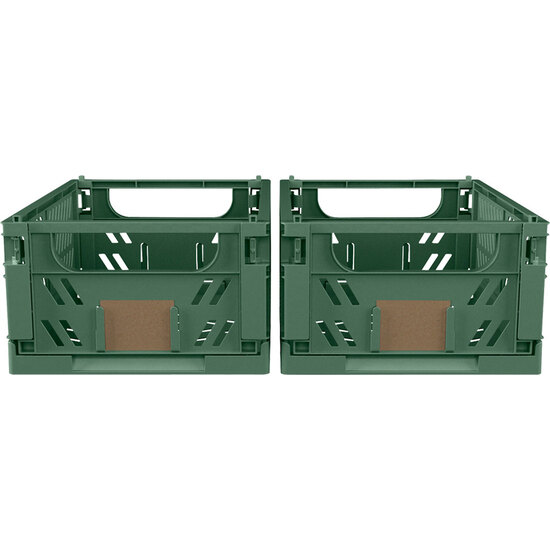 SET 2 CAJA PLEGABLE DILL GREEN image 0