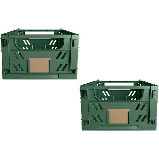 SET 2 CAJA PLEGABLE DILL GREEN image 2