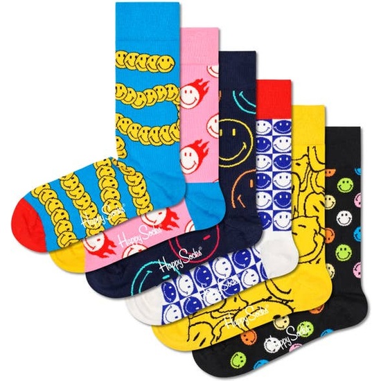 CALCETINES SMILEY 6-PACK GIFT SET image 0