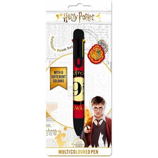 BOLIGRAFO 6 COLORES PLATFORM 9 3/4 HARRY POTTER image 0