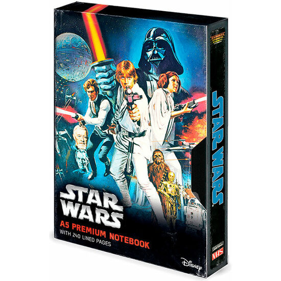 CUADERNO A5 PREMIUM VHS STAR WARS image 0