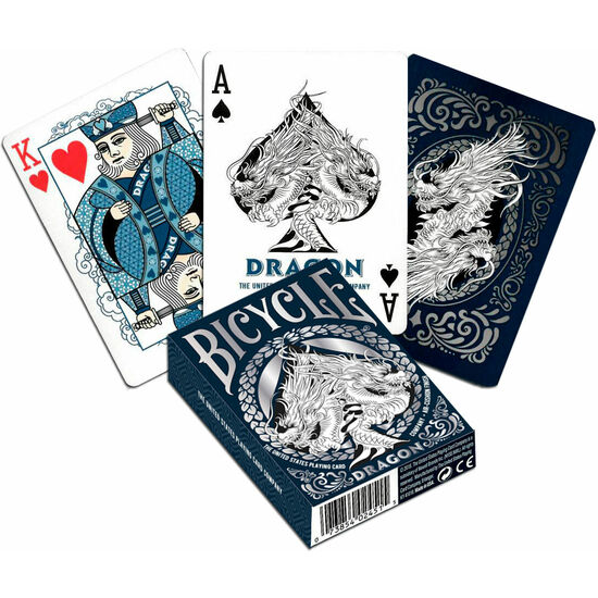BARAJA CARTAS POKER BICYCLE DRAGON image 1