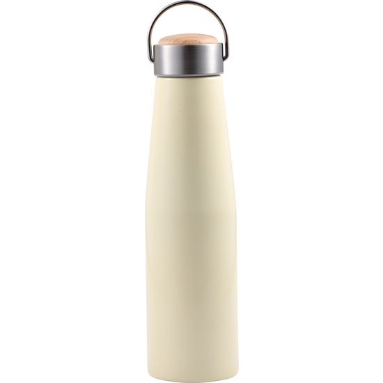 BOTELLA DE AGUA 800ML ACERO INOX CREMA NATUR image 0