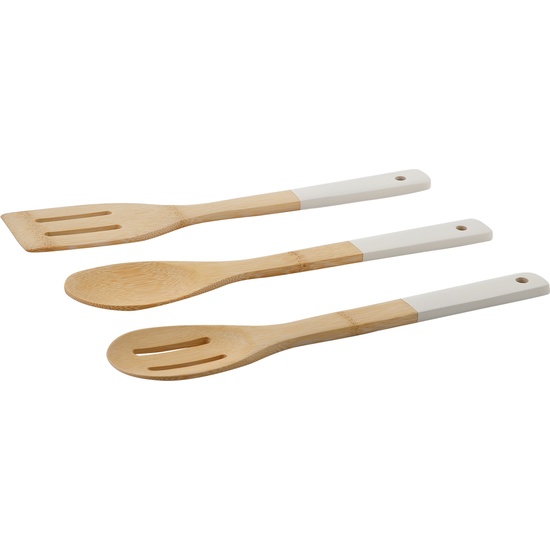 SET 3PC UTENSILIOS COCINA BAMBOO NATUR image 0