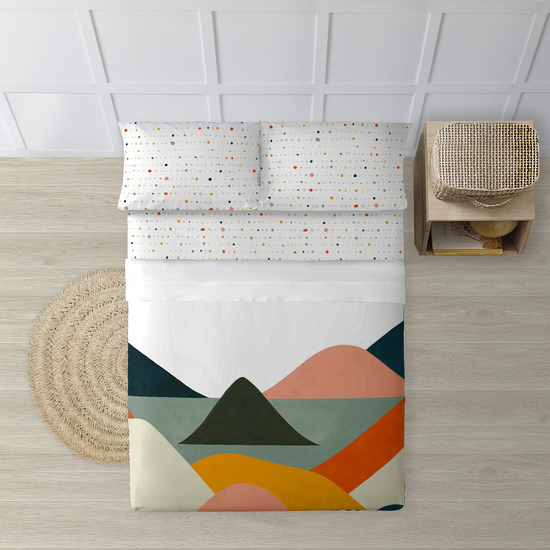 JUEGO DE SÁBANAS 100% ALGODÓN MODELO SAHARA PARA CAMA DE 135. image 0
