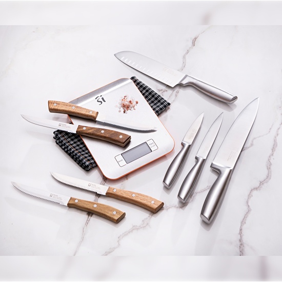 SET 4PCS CUCHILLOS DE COCINA ACERO INOX COMPACT image 4