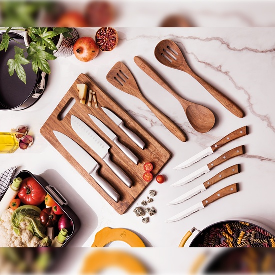 SET 4PCS CUCHILLOS DE COCINA ACERO INOX COMPACT image 6