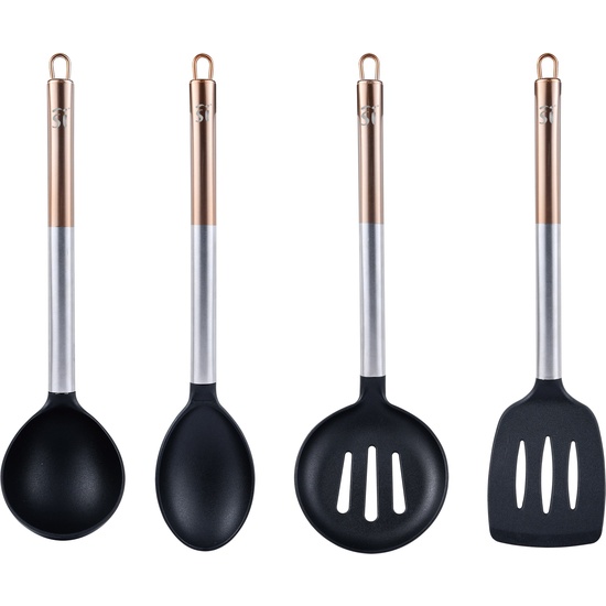 JUEGO DE 4PCS HERRAMIENTAS DE COCINA PBT COBRE image 0