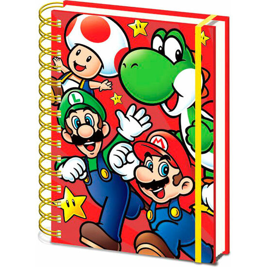 CUADERNO A5 SUPER MARIO BROS NINTENDO image 0