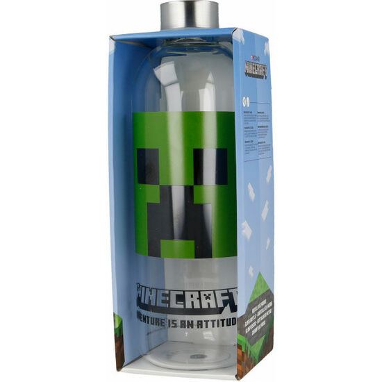 BOTELLA CRISTAL MINECRAFT 1030ML image 0