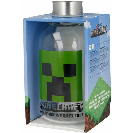 BOTELLA CRISTAL MINECRAFT 620ML image 0