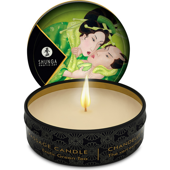 SHUNGA MASSAGE CANDLE GREEN TEA 30 ML image 0