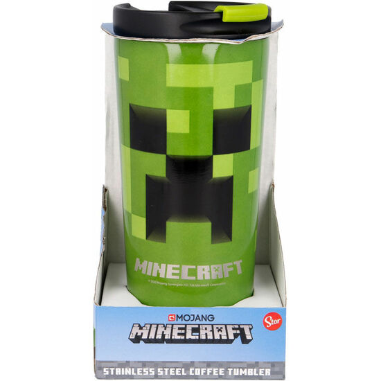 VASO TERMO ACERO INOXIDABLE MINECRAFT 425ML image 0