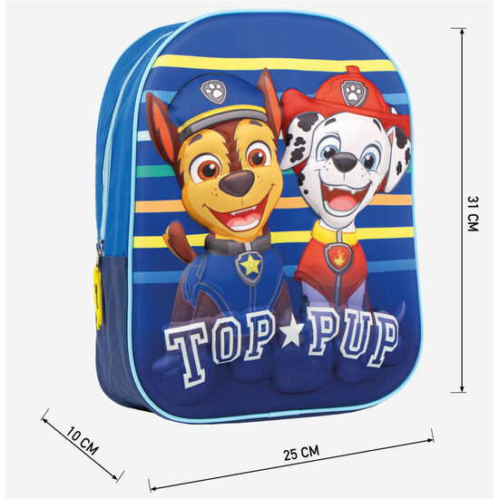 MOCHILA 3D PATRULLA CANINA PAW PATROL 31CM image 2