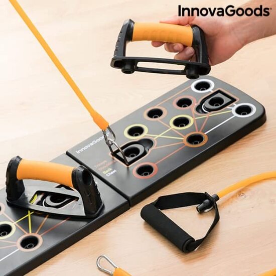 TABLA DE FLEXIONES PUSH-UP CON BANDAS DE RESISTENCIA Y GUÍA DE EJERCICIOS PULSHER INNOVAGOODS image 7