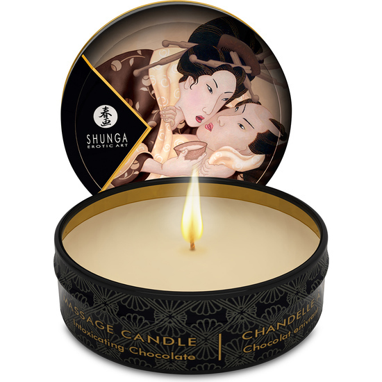 SHUNGA MASSAGE CANDLE CHOCOLATE 30 ML image 0