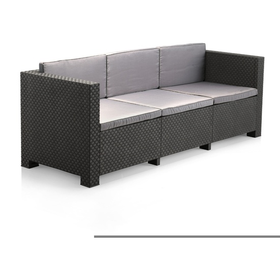 CONJUNTO MUEBLES DE JARDÍN DIVA TROPEA GRAFITO image 3