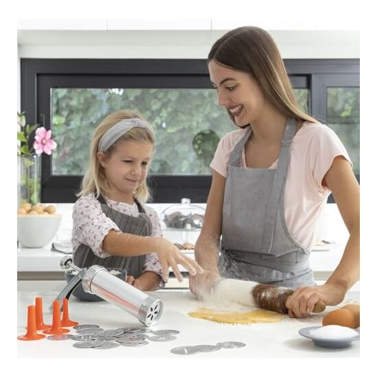 MÁQUINA PARA HACER GALLETAS Y MANGA PASTELERA 2 EN 1 PREKIES INNOVAGOODS image 2
