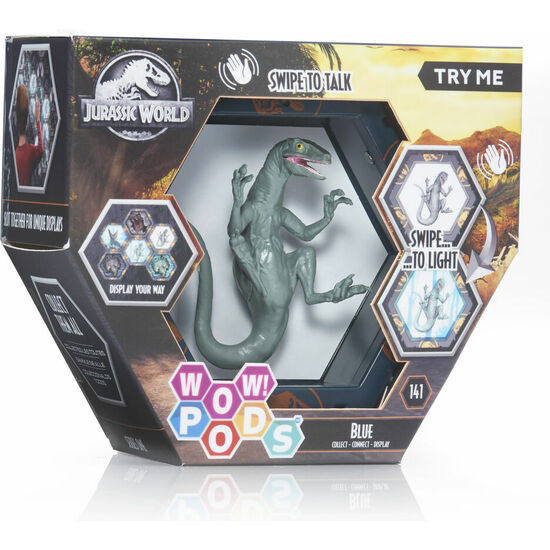 FIGURA LED WOW! POD BLUE JURASSIC WORLD SONIDO image 0