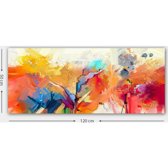 CUADRO LIENZO MULTICOLOR DECORATIVO CANVAS image 1