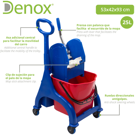 CARRO LIMPIEZA PROFESIONAL 25L. image 1