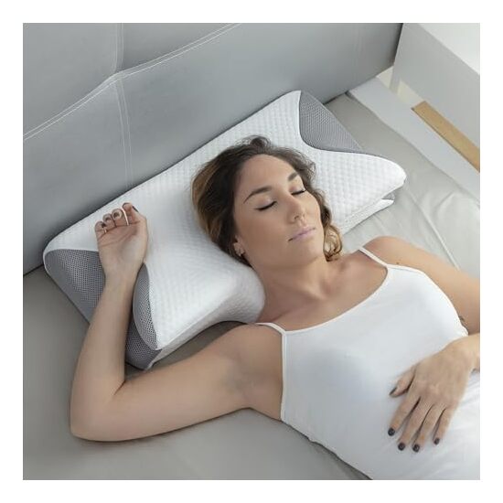 ALMOHADA VISCOELÁSTICA CERVICAL CON CONTORNO ERGONÓMICO CONFORTI INNOVAGOODS image 3