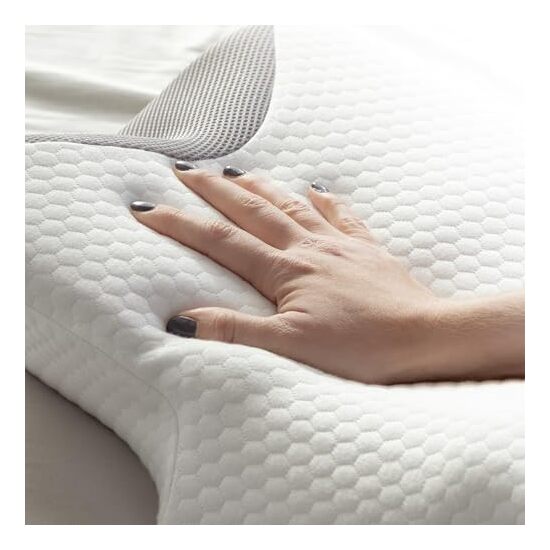ALMOHADA VISCOELÁSTICA CERVICAL CON CONTORNO ERGONÓMICO CONFORTI INNOVAGOODS image 5