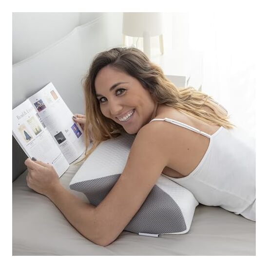 ALMOHADA VISCOELÁSTICA CERVICAL CON CONTORNO ERGONÓMICO CONFORTI INNOVAGOODS image 6