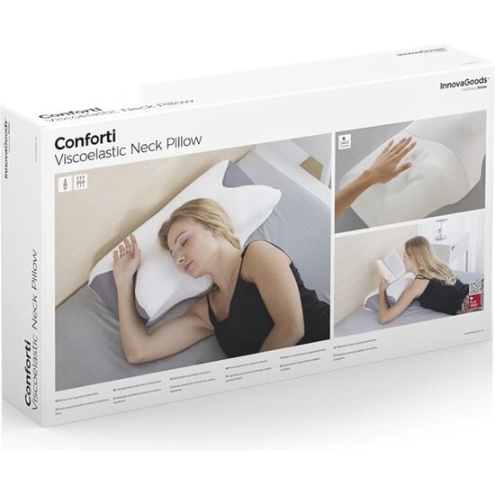 ALMOHADA VISCOELÁSTICA CERVICAL CON CONTORNO ERGONÓMICO CONFORTI INNOVAGOODS image 9