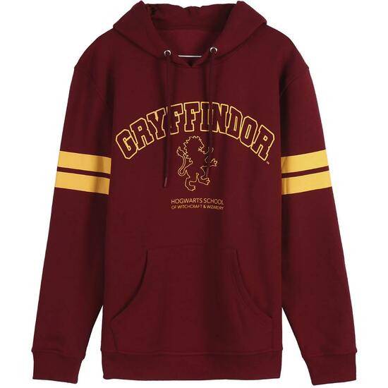 SUDADERA CON CAPUCHA COTTON BRUSHED HARRY POTTER DARK RED image 0