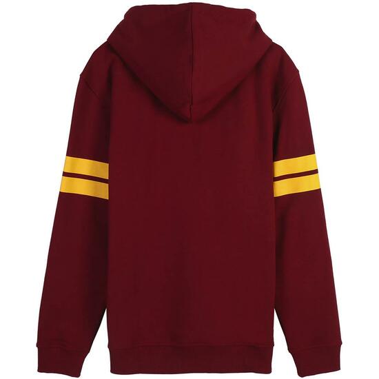 SUDADERA CON CAPUCHA COTTON BRUSHED HARRY POTTER DARK RED image 1