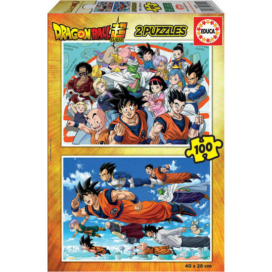 PUZZLE DRAGON BALL SUPER 2X100PZS image 0