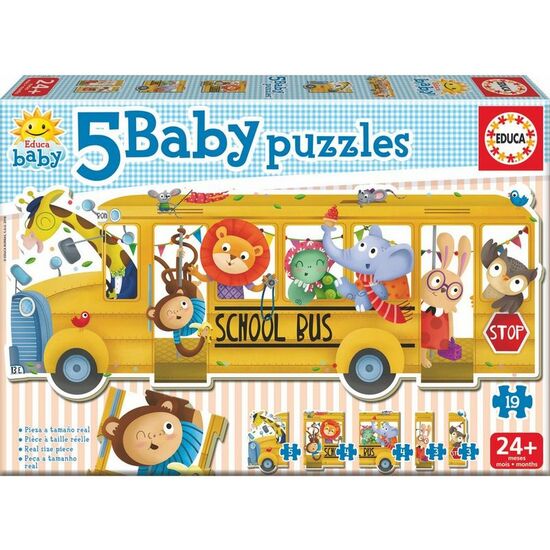 PUZZLE SCHOOL BUS 2-5PZS image 0