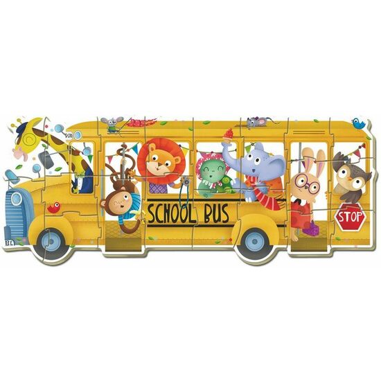 PUZZLE SCHOOL BUS 2-5PZS image 1