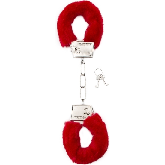 FURRY HANDCUFFS RED image 0