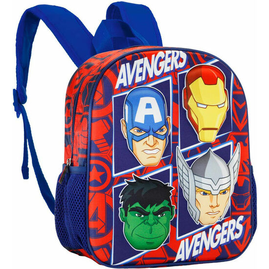 MOCHILA 3D THE FOUR VENGADORES AVENGERS MARVEL 31CM image 0