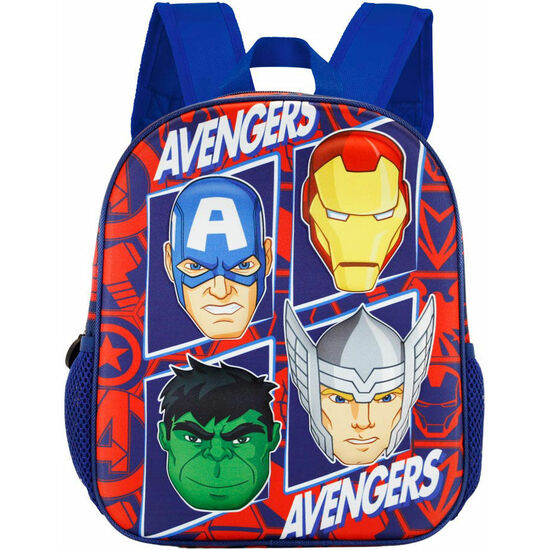 MOCHILA 3D THE FOUR VENGADORES AVENGERS MARVEL 31CM image 3