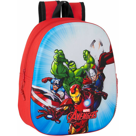 MOCHILA 3D VENGADORES AVENGERS MARVEL 32CM image 0