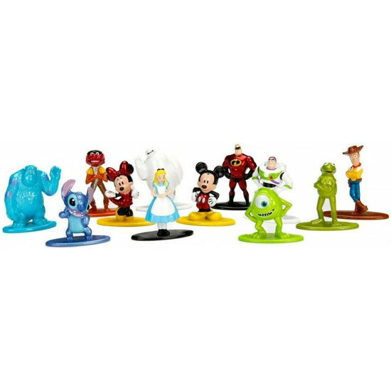 BLISTER 10 FIGURAS NANO METALFIGS DISNEY PIXAR 4CM image 1