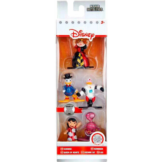 BLISTER 5 FIGURAS NANO METALFIGS DISNEY 4CM image 0