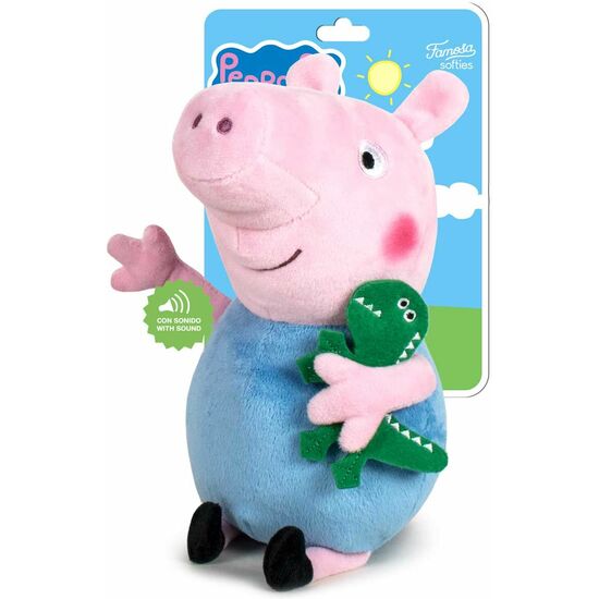 PELUCHE GEORGE PEPPA PIG CON SONIDO 31CM image 0