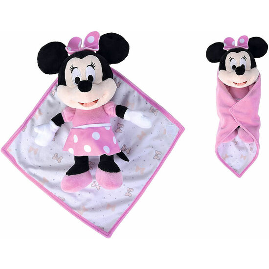 PELUCHE CON MANTITA MINNIE DISNEY 25CM image 0