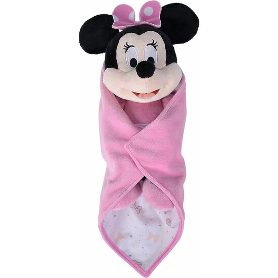 PELUCHE CON MANTITA MINNIE DISNEY 25CM image 1