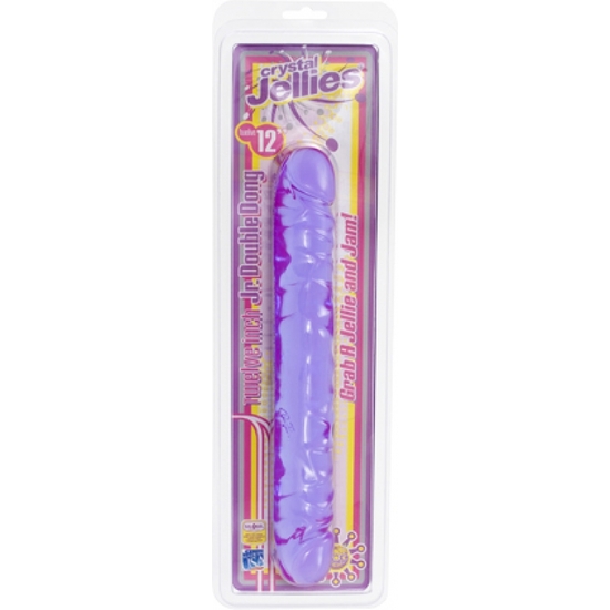 DOUBLE DONG 12 INCH PURPLE JELLY image 1